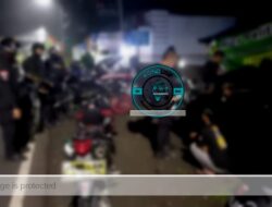 Tim Maung Galunggung Polres Tasikmalaya Kota Bubarkan Keributan Remaja dan Pesta Miras di Beberapa Lokasi