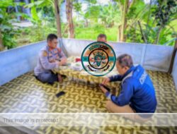Wujudkan Kamtibmas Kondusif, Polsek Cihaurbeuti Gelar Koordinasi dengan Sekmat