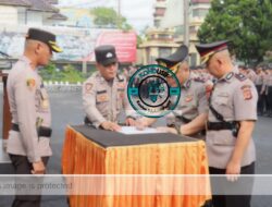 Kapolres Pimpin Sertijab Rotasi dan Mutasi Wakapolres Ciamis