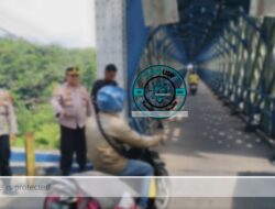 Polres Ciamis dan Pemdes Tegaskan Melintas di Jembatan Cirahong Gratis