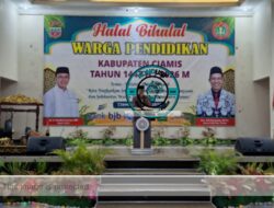 Momentum Halalbihalal PGRI, Bupati Ciamis Minta Maaf Belum Maksimal Bangun Sarpras Pendidikan