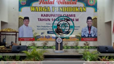 Momentum Halalbihalal PGRI, Bupati Ciamis Minta Maaf Belum Maksimal Bangun Sarpras Pendidikan