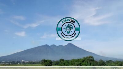 View Gunung Salak di Kelurahan Pasir Jaya, Kecamatan Bogor Barat, (foto: wahab/kondusif.com)