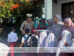 Seru! Polisi Garut ‘Serbu’ SDN 1 Jayaraga, Ajarkan Bocah SD Jadi Pelopor Keselamatan