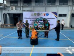 Lapas Ciamis Tabuh Genderang Perang Lawan Halinar, Barang Bukti Razia Dimusnahkan