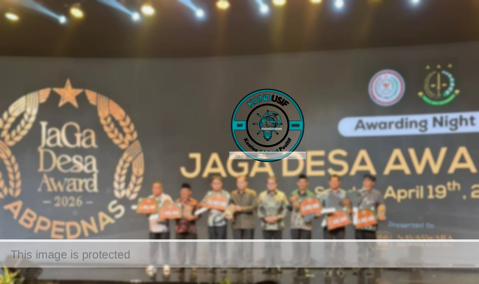 Desa Tanjungsari Ciamis Juara III Nasional Tertib Pengelolaan Keuangan Desa dalam ajang ABPEDNAS Jaga Desa Award 2026, foto: istimewa.