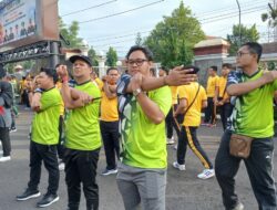 Peringati Hari K3, Polres Ciamis Bangun Soliditas Forkopimda dengan Olahraga Bersama