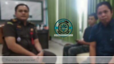 Kepala Seksi (Kasi) Intelijen, Anang didampingi Plh. Kasi Pidana Khusua (Pidsus) Kejari Ciamis, Kresna. (Foto: istimewa)