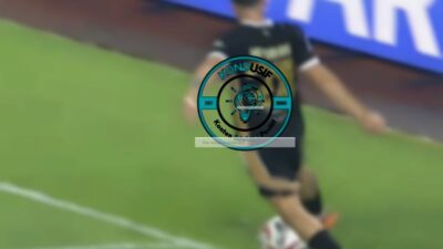 Keterangan foto: proses terjadinya gol pertama Dewa United vs Persib Bandung, sumber foto:(tangkapan layar/instagram/@vidosports).