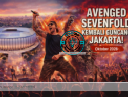 Avenged Sevenfold Kembali Guncang Jakarta, Konser Digelar Oktober 2026 di JIS