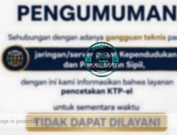 Server Pusat Eror, Layanan Cetak KTP-el di Ciamis Disetop Sementara